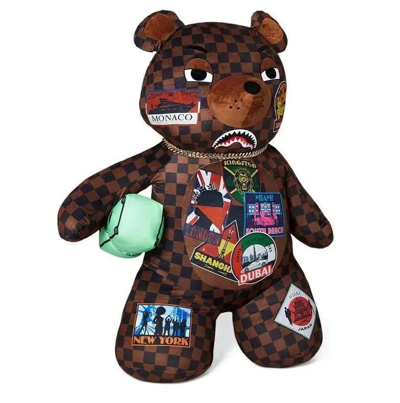 910B5228NSZ LARGEST BEAR IN THE WORLD BACKPACK MARRONE SPRAYGROUND