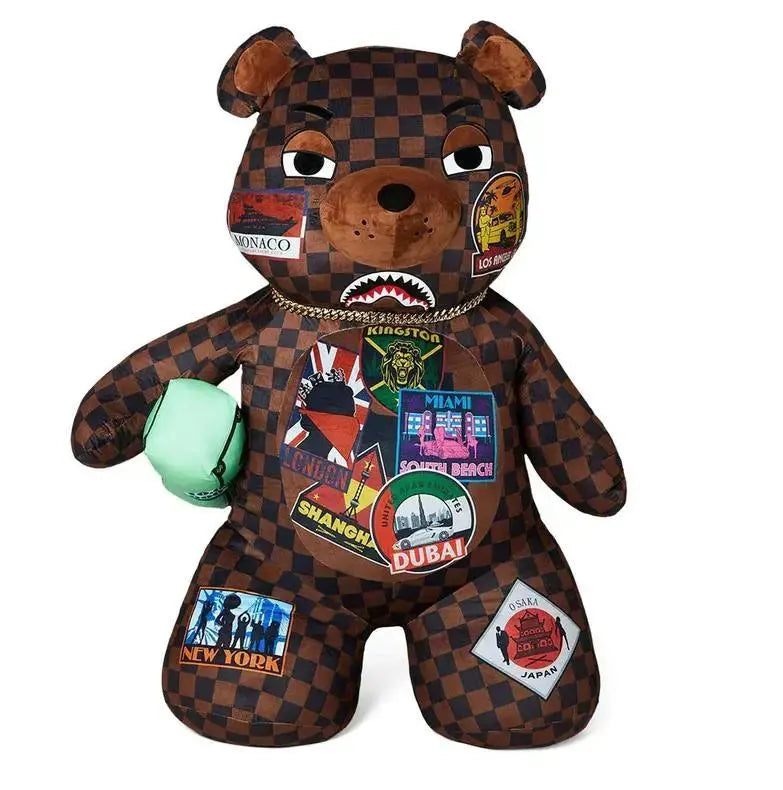 910B5228NSZ LARGEST BEAR IN THE WORLD BACKPACK MARRONE SPRAYGROUND