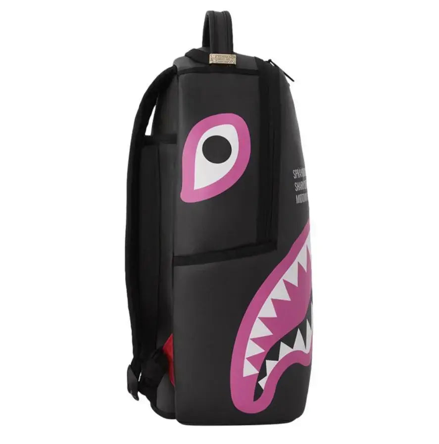 910B6362NSZ CENTRAL SOLID GREY SHARK MOUTH NERO SPRAYGROUND