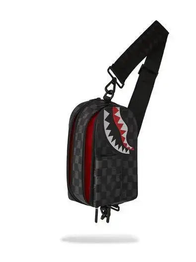 910B6569NSZ DRIP CHECK SHARK BACKPACK NERO SPRAYGROUND