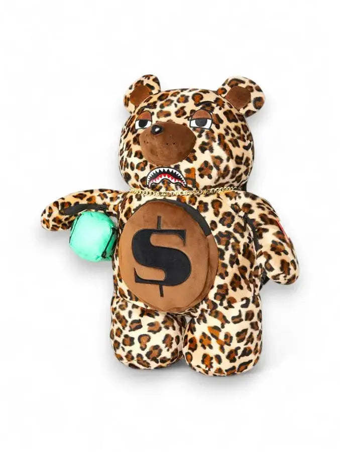 910B7282NSZ LEOPARD MONEY BEAR BACKPACK FANTASIA SPRAYGROUND