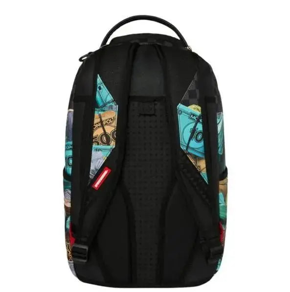 910B8782NSZ MONOPOLY MONEY STACKS BACKPACK NERO SPRAYGROUND