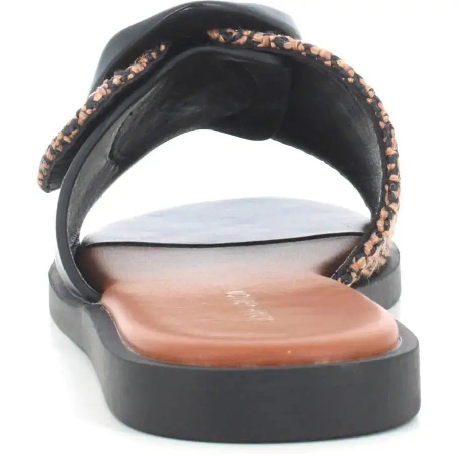 9661 GEA PALA MUJER SANDALI NERO NOA HARMON