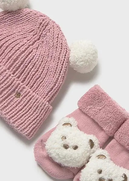 9933 SET CAPPELLO E CALZINI ROSA MAYORAL