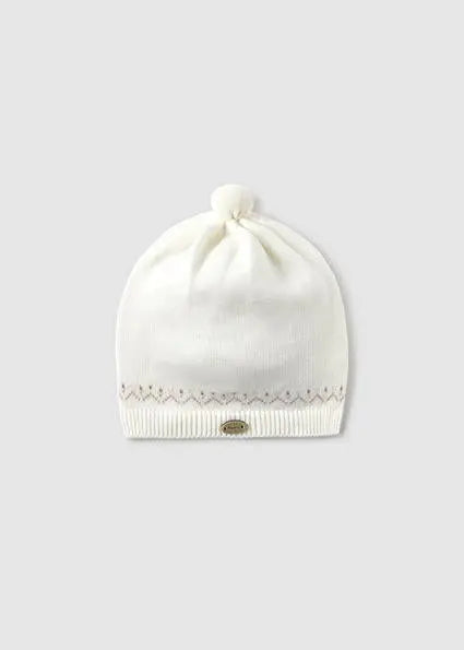 9936 CAPPUCCIO MAGLIA ECRU MAYORAL