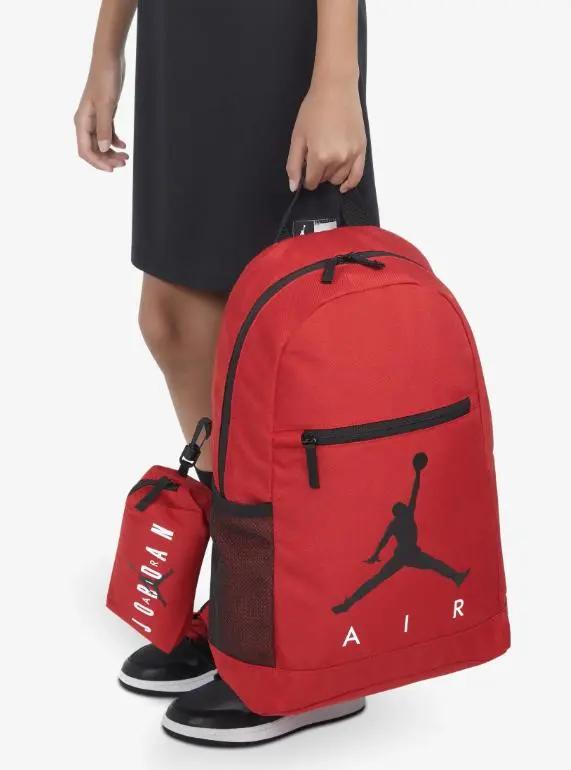 9B0503 AIR SCHOOL BACKPACK WITH PENCI ROSSO NIKE