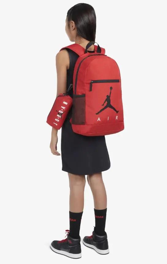9B0503 AIR SCHOOL BACKPACK WITH PENCI ROSSO NIKE