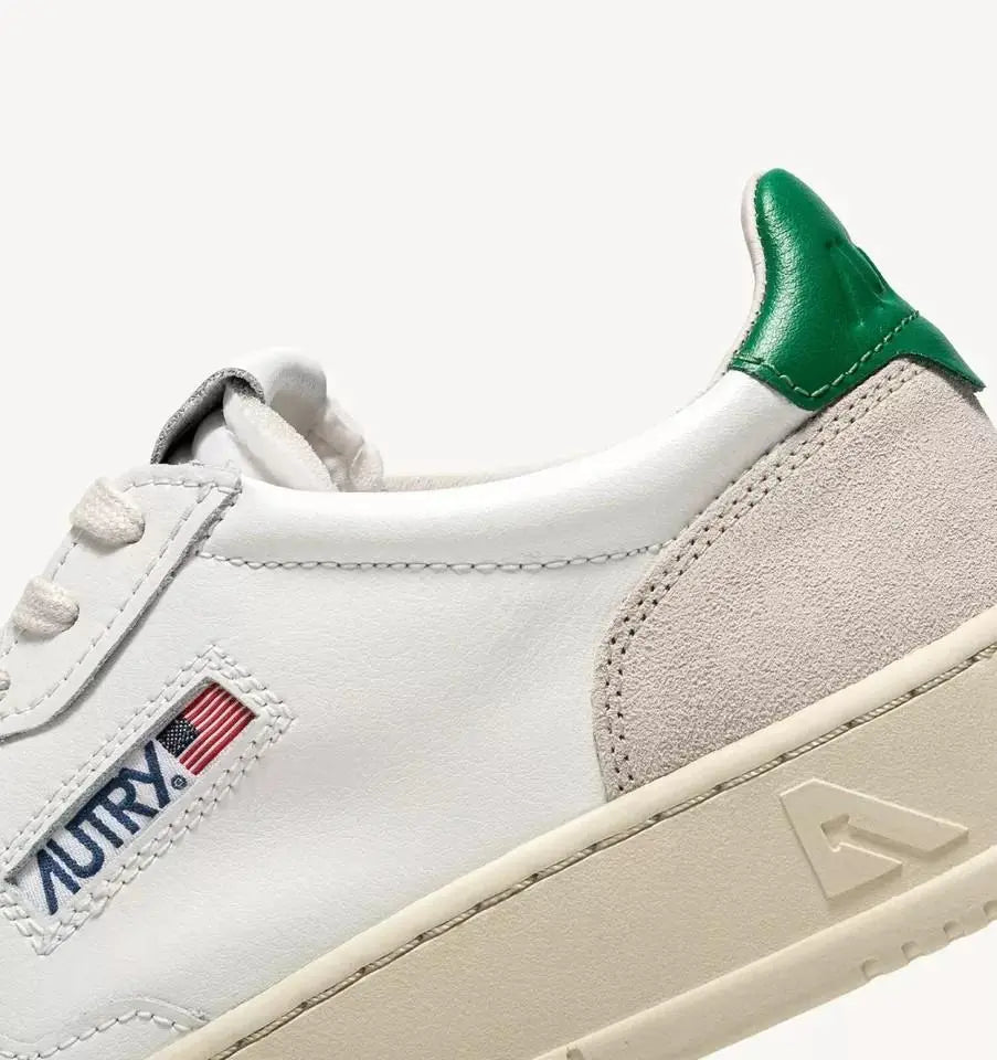 AULM LS23  MED LOW BIANCO/VERDE AUTRY