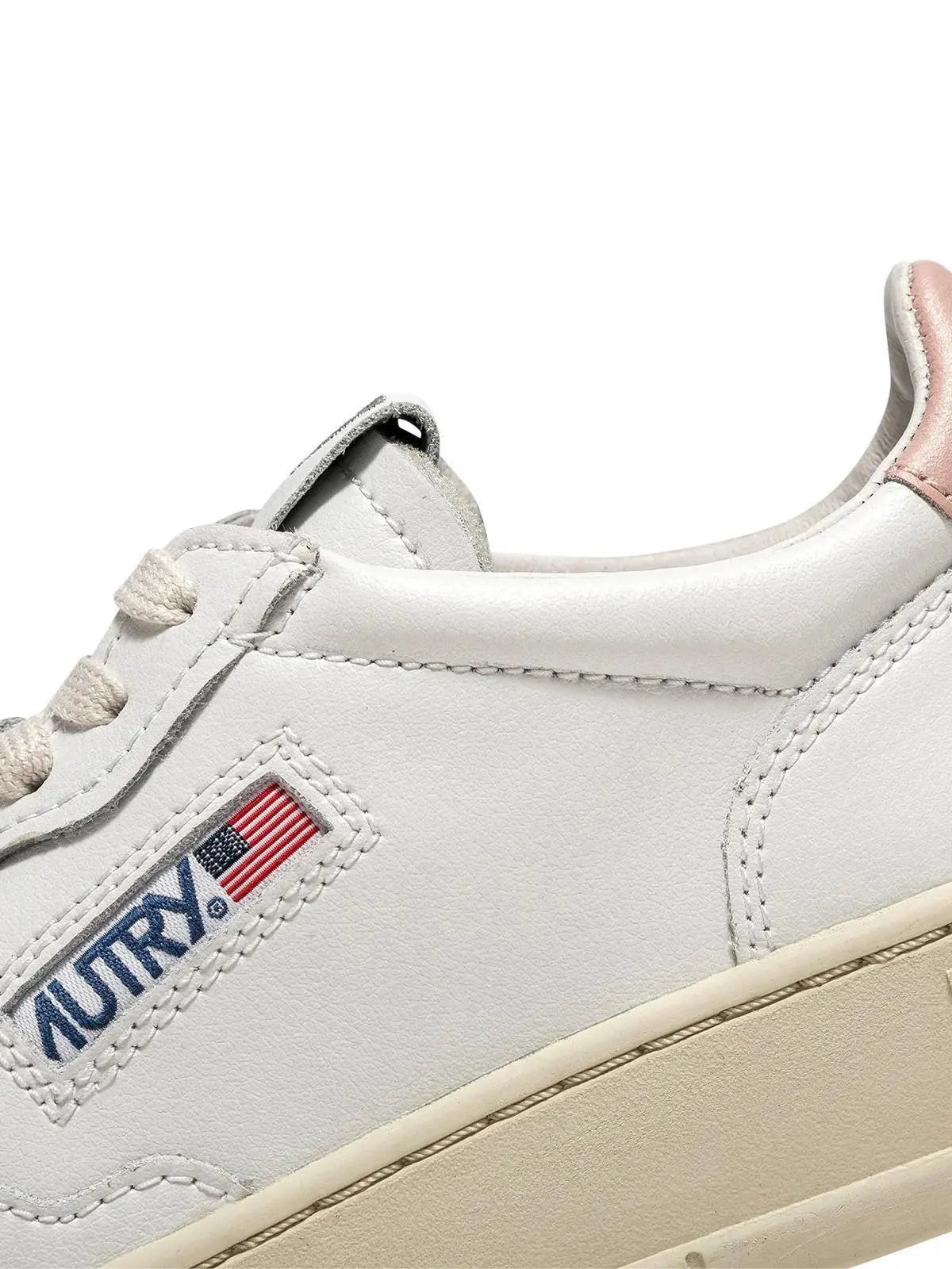 AULW LL16  MEDIALIST LOW BIANCO/ROSA AUTRY