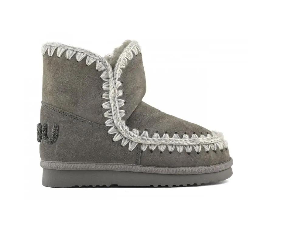 FW101050A ESKIMO 18 GLITTER LOGO NEW GREY MOU