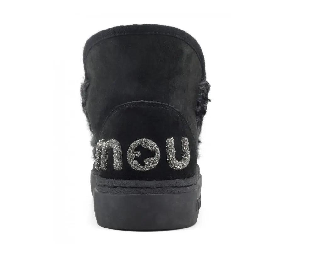 FW411001A ESKIMO SNEAKERS GLITTER LOGO NERO MOU