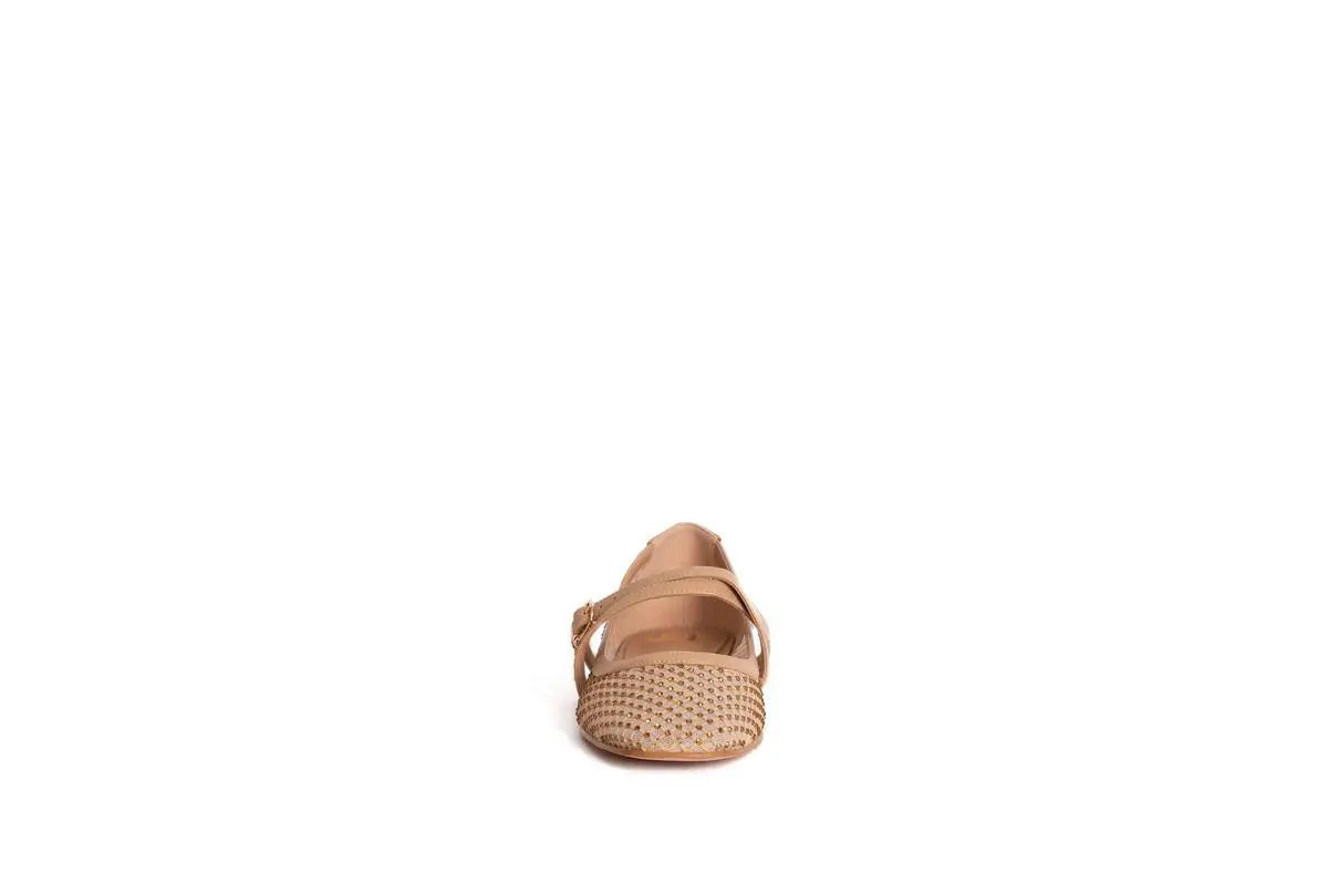 GD193 BALLERINA CON STRASS ORO GOLD&GOLD