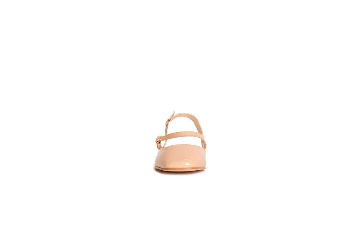 GD223 BALLERINA SLINGBACK NUDE GOLD&GOLD