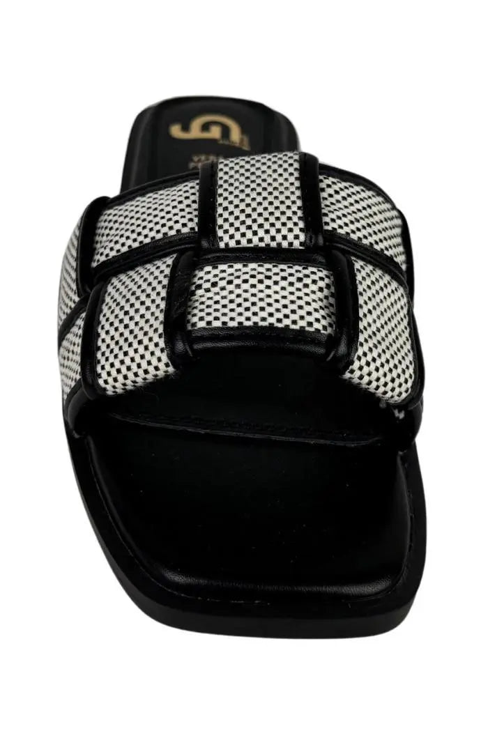 GH60 CIABATTA NERO GOLD&GOLD