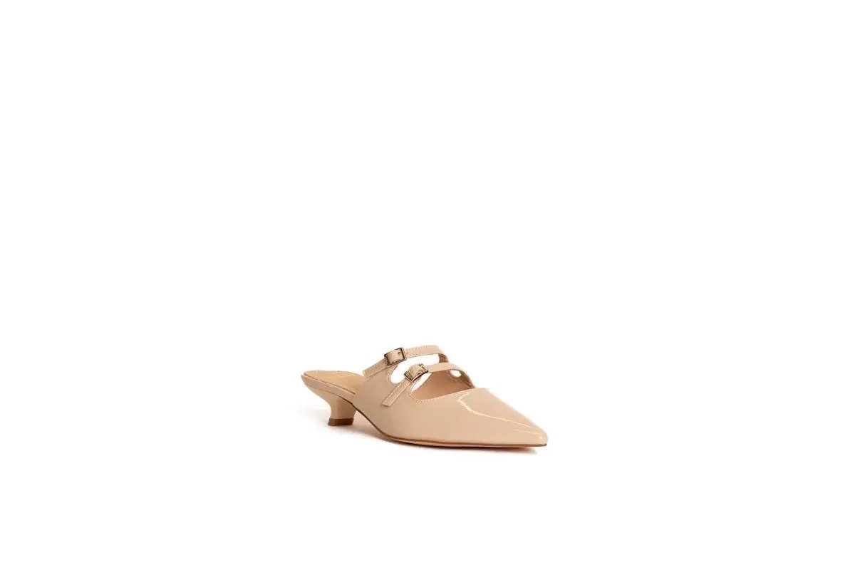 GO20 SABOT CON DOPPIO CINTURINO BEIGE GOLD&GOLD