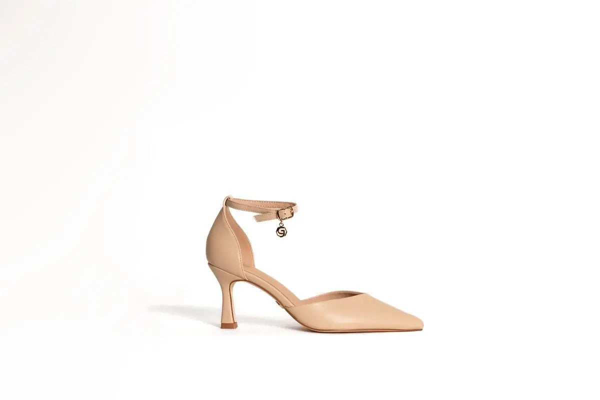 GP592 DECOLLETE' CON CINTURINO BEIGE GOLD&GOLD