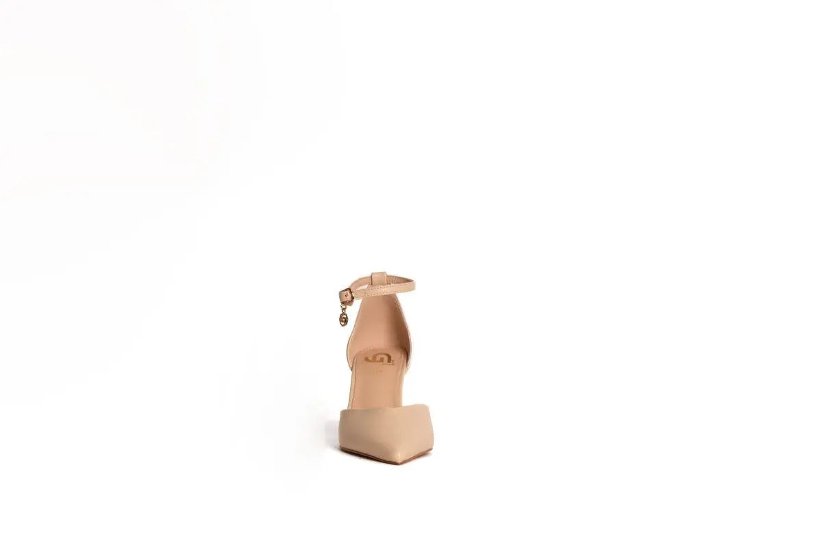 GP592 DECOLLETE' CON CINTURINO BEIGE GOLD&GOLD
