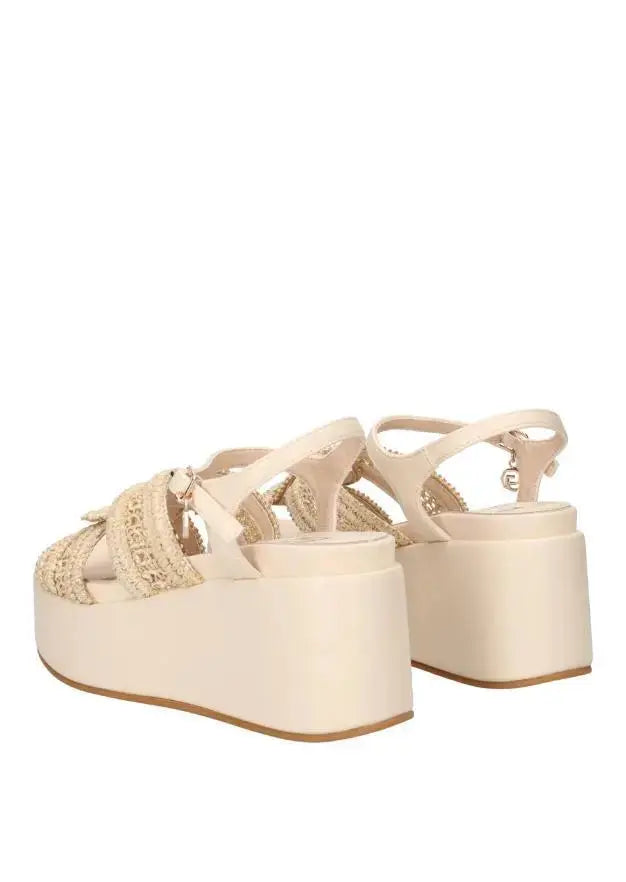 GU358 SANDALO ZEPPA BEIGE GOLD&GOLD
