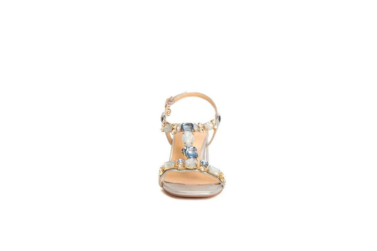GV59 SANDALO GIOIELLO AZZURRO GOLD&GOLD