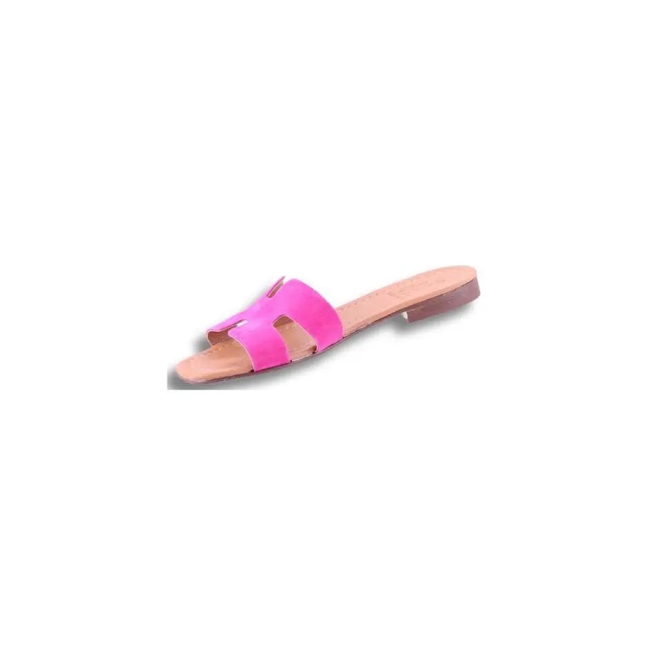 H CIABATTA IN CAMOSCIO FUXIA 283