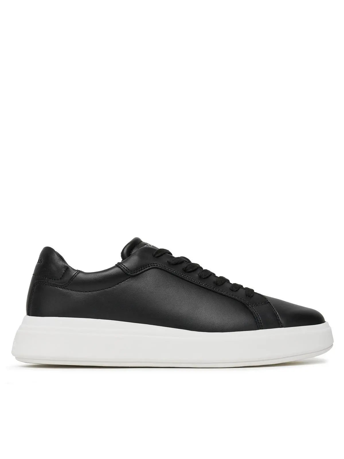 HM0HM01016 LOW TOP LACE UP LTH NERO CALVIN KLEIN