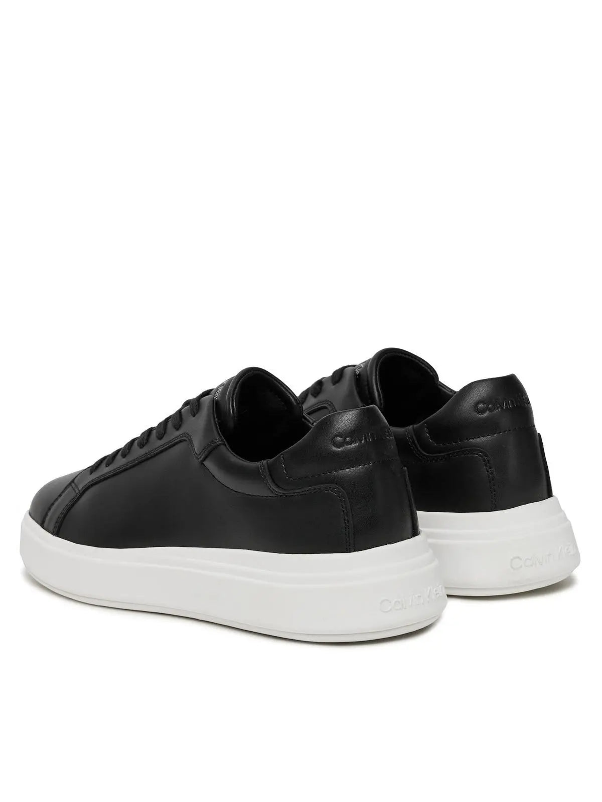 HM0HM01016 LOW TOP LACE UP LTH NERO CALVIN KLEIN