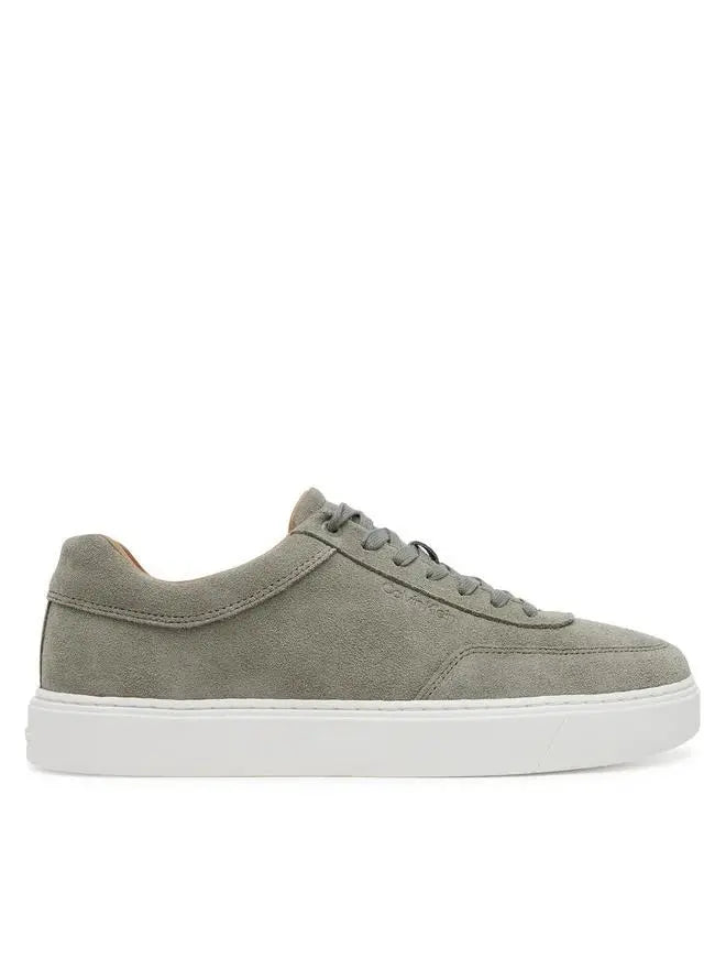 HM0HM01880 CLEAN CUP LOW LACEUP OXF SU VERDE OLIVA/BIANCO CALVIN KLEIN