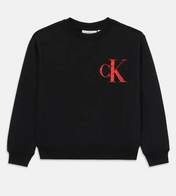 IB0IB02526T BACK GRAPHIC TERRY CN NERO CALVIN KLEIN