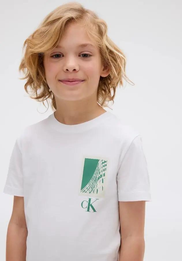 IB0IB02532T SEASONAL ENTRY PRINCE LOGO BIANCO CALVIN KLEIN