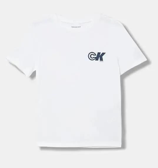 IB0IB02544T SEASONAL CK REGULAR TEE BIANCO CALVIN KLEIN
