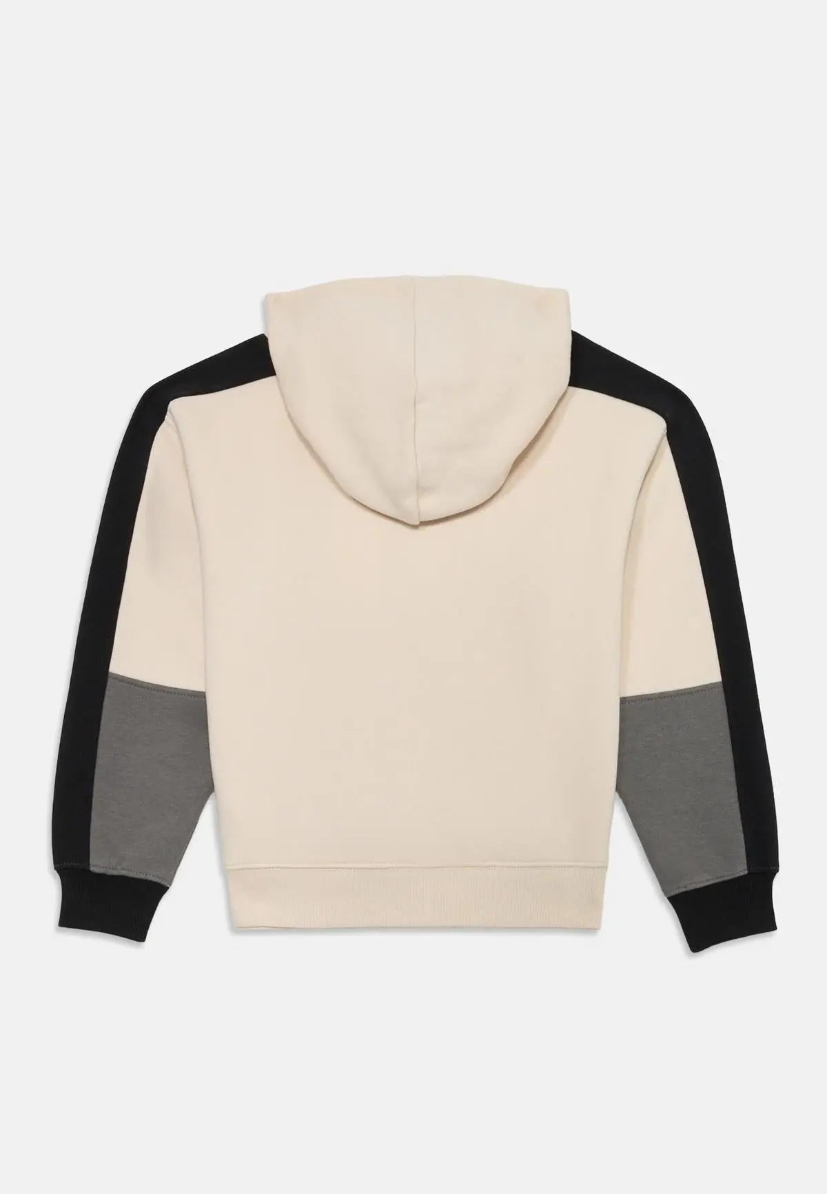 IB0IB02559J BRUSHED FLEECE CLR BLOCK HOODI BEIGE CALVIN KLEIN