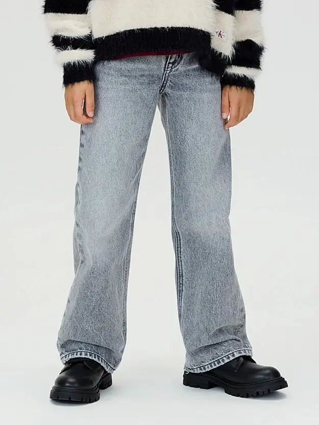 IG0IG03001J HR WIDE LEG WASHED MODERN GREY GRIGIO CALVIN KLEIN