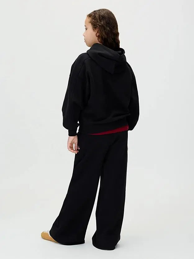 IG0IG03016J SCRIPT LOGO GRAPHIC TERRY HOOD NERO CALVIN KLEIN