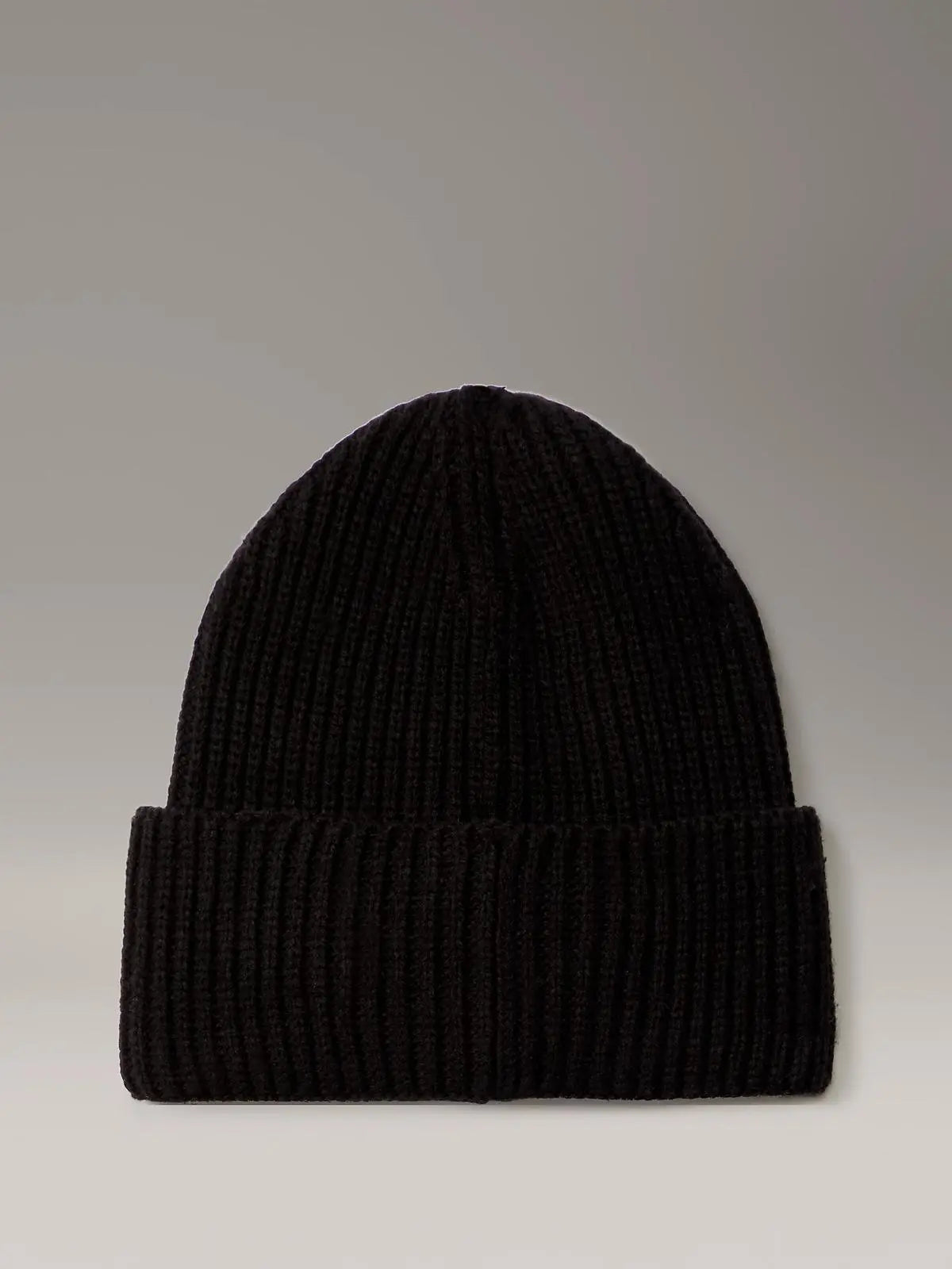 IU0IU00440 MONOGRAM RIB BEANIE NERO CALVIN KLEIN