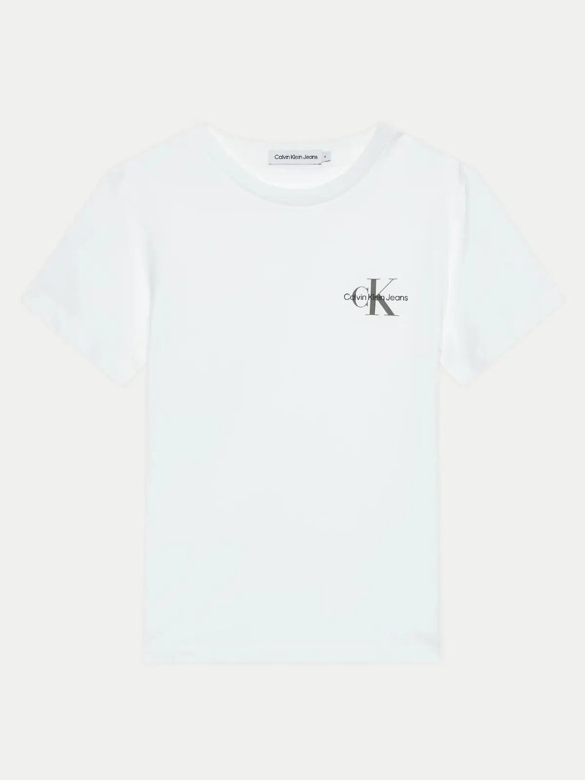 IU0IU00624J CHEST MONOGRAM T-SHIRT BIANCO CALVIN KLEIN