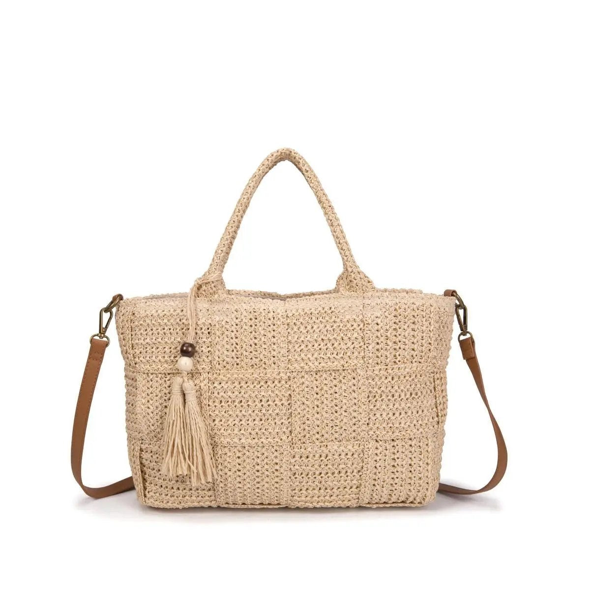 IXMQ2501431180 BORSA RAFIA BEIGE IRENE