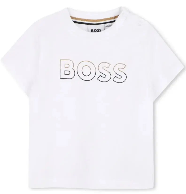J52846 COMPLETO T-SHIRT + BERMUDA NERO BOSS