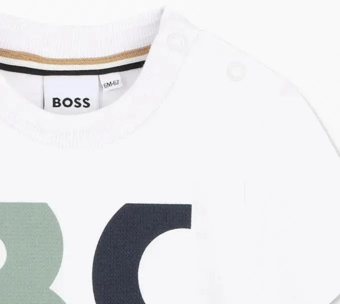 J52885 T-SHIRT M/C BIANCO BOSS