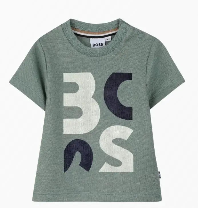 J52885 T-SHIRT M/C VERDE BOSS