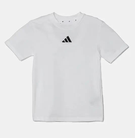 JC9774 J SL TEE 160 BIANCO ADIDAS