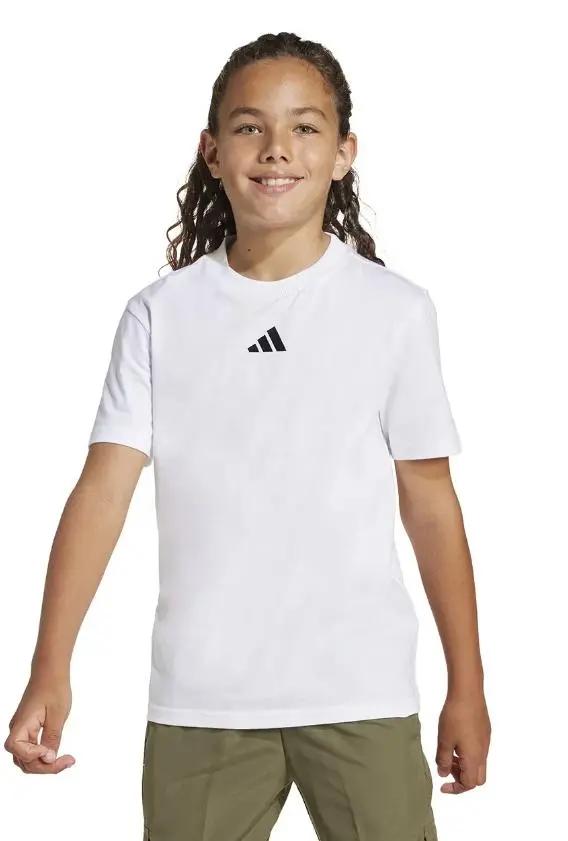 JC9774 J SL TEE 160 BIANCO ADIDAS