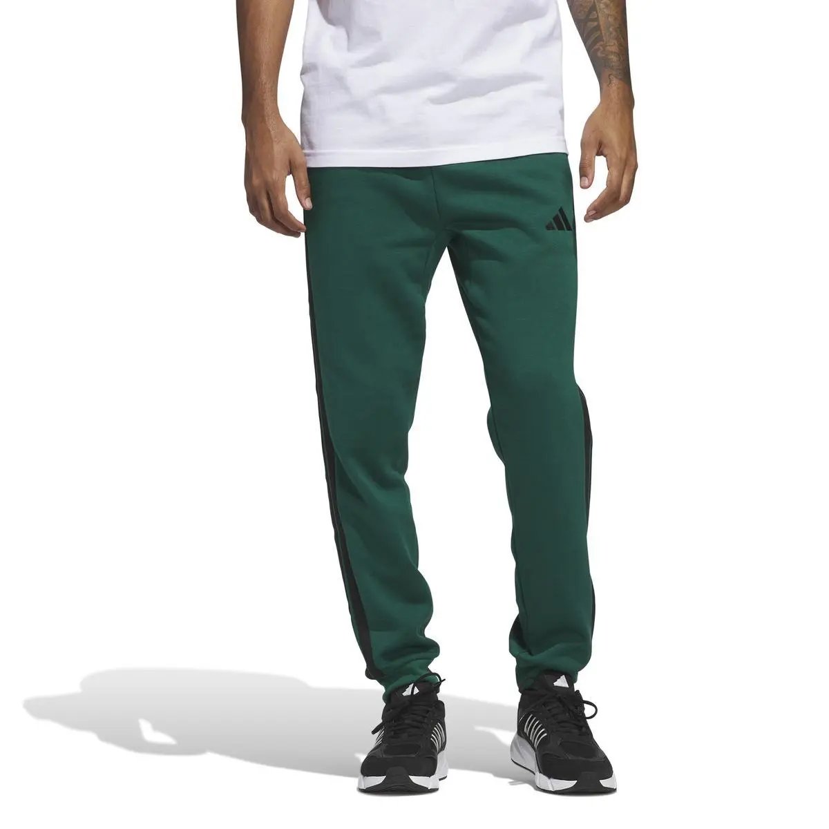 JD1860 M 3S FL TC PT VERDE - Pantaloni Ideali per Tutte le Occasioni ADIDAS