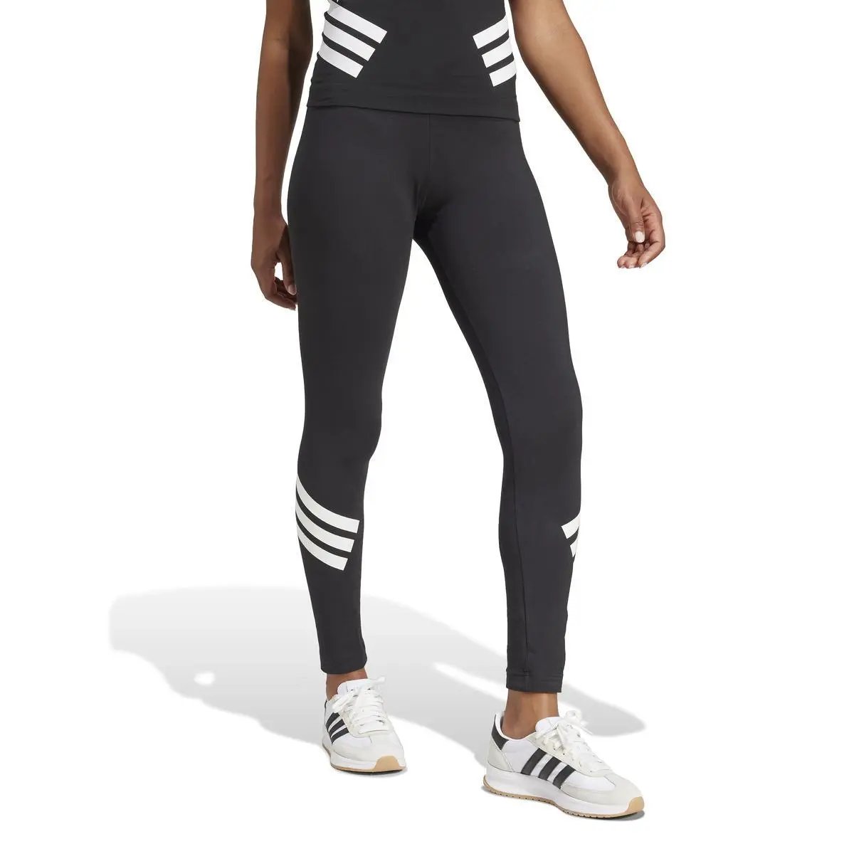 JE0215 W FI 3S LEGGING NERO ADIDAS