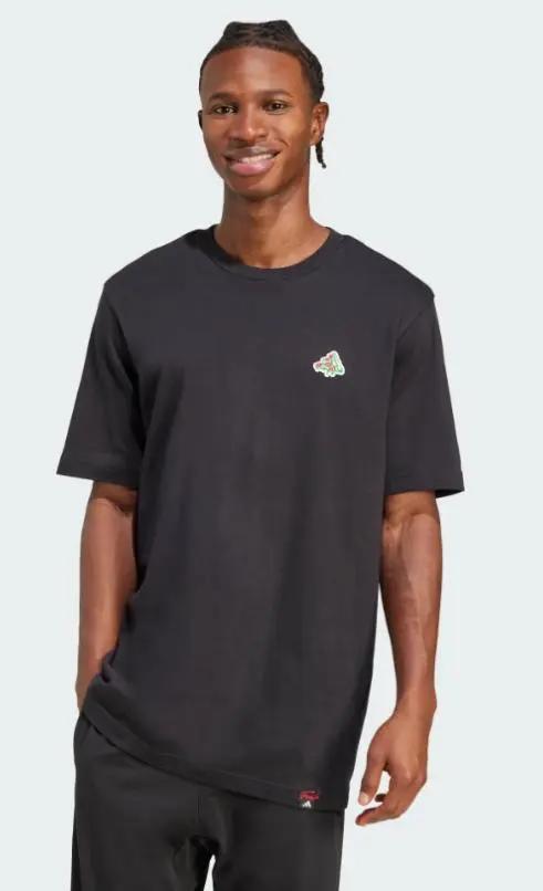 JM6483 M PIZZA TRIM T NERO ADIDAS