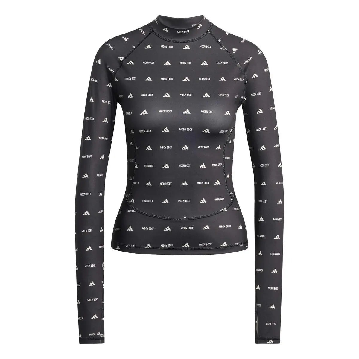 JM6507 LONG SLEEVE TOP NERO ADIDAS