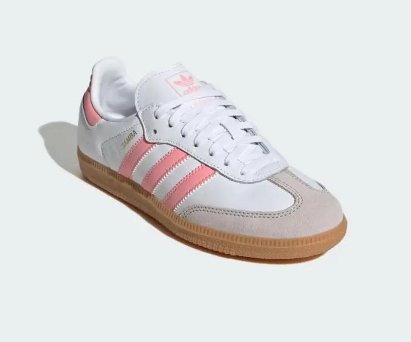 JP5480 SAMBA JR BIANCO/ROSA ADIDAS
