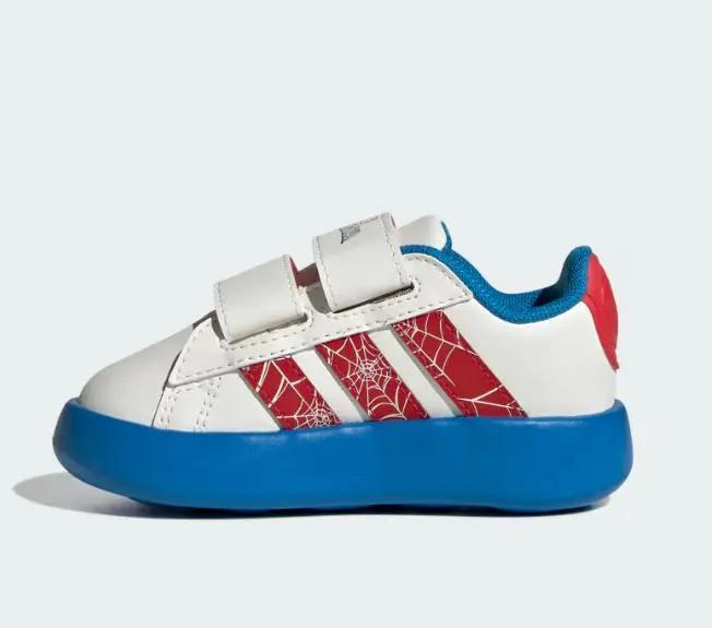 JQ8072 GRAND COURT SPIDER BIANCO/ROSSO/BLU ADIDAS