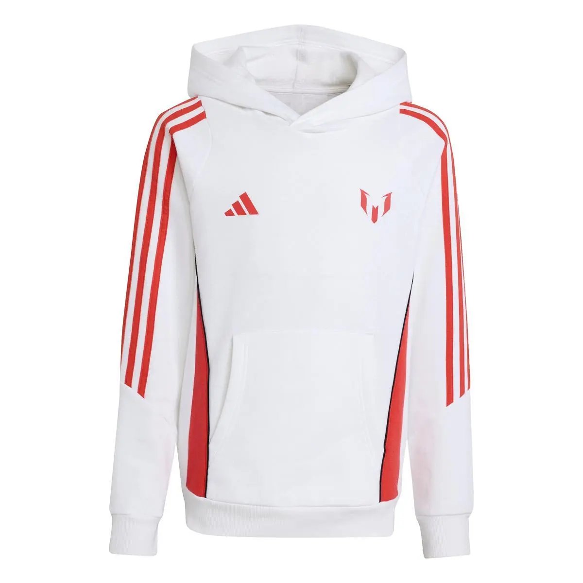 JY9524 MESSI HOODY BIANCO ADIDAS