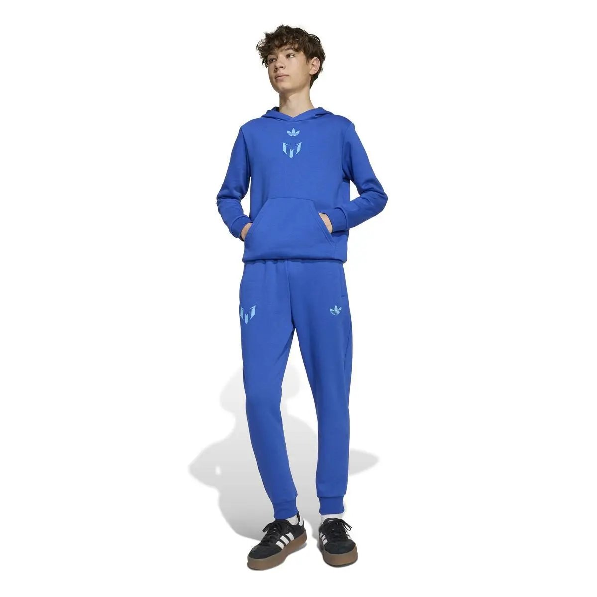 JY9542 MESSI HOODIE Y BLU ROYAL ADIDAS