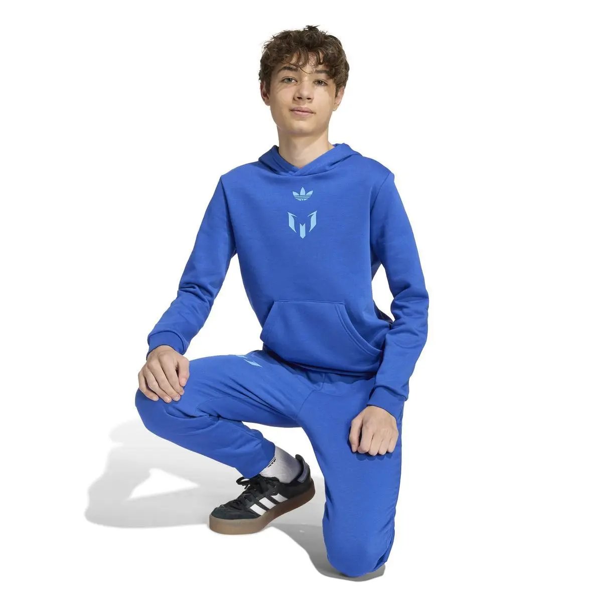 JY9542 MESSI HOODIE Y BLU ROYAL ADIDAS
